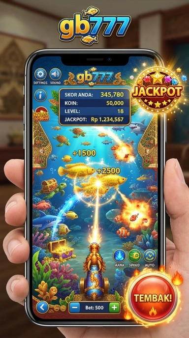 Screenshot antarmuka penggunaan aplikasi di gb777.